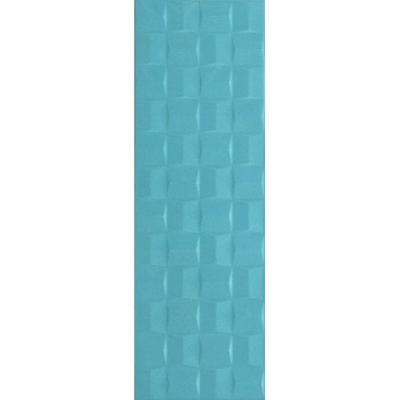 MARAZZI POTTERY TURQUOISE STRUTT. CUBE 3D 25X76