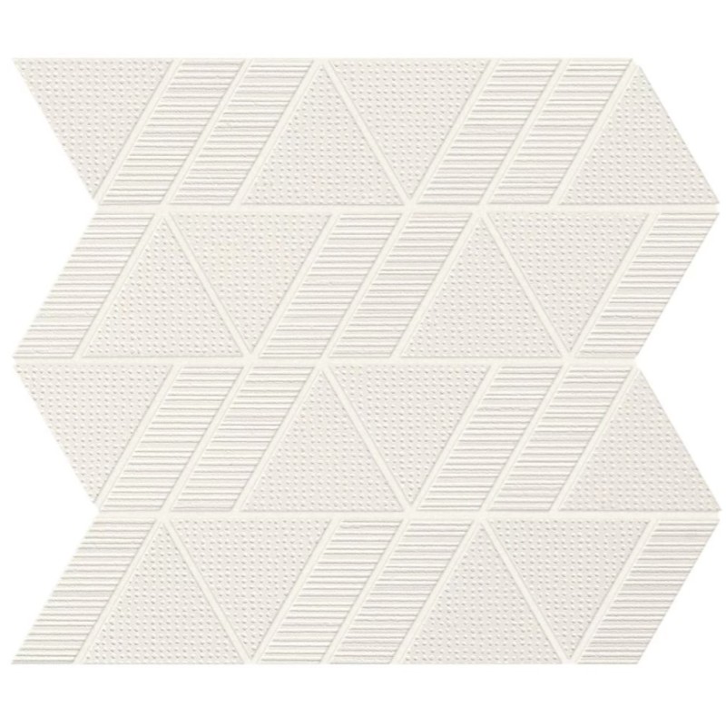 ATLAS CONCORDE APLOMB WHITE MOSAICO TRIANGLE MATT 31.5X30.5