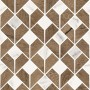 SANT'AGOSTINO CERAMICHE TIMEWOOD FLIP BROWN 29X29 MOSAIC