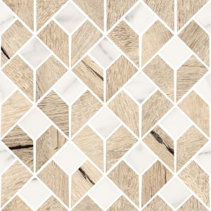 SANT'AGOSTINO CERAMICHE TIMEWOOD FLIP HONEY 29X29 MOSAIC