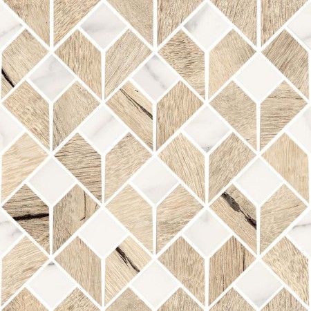 SANT'AGOSTINO CERAMICHE TIMEWOOD FLIP HONEY 29X29 MOSAICO