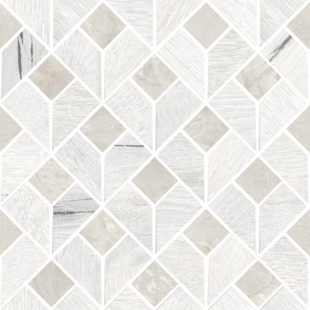 SANT'AGOSTINO CERAMICHE TIMEWOOD FLIP WHITE 29X29 MOSAICO