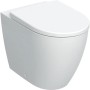 GEBERIT ICON FLOOR-STANDING RIMFREE TOILET WITH SLIM SOFT CLOSE SEAT