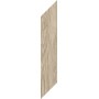 SANT'AGOSTINO CERAMICHE SUNWOOD CHEVRON ALMOND NATURALE 9.4X49 RETTIFICATO - 9MM