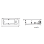 JACUZZI® SHARP 170X70X57H - 170X75X57H IDROMASSAGGIO BIANCO LUCIDO