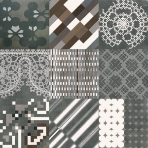 MUTINA AZULEJ COMBINATION NERO 20X20 RETT