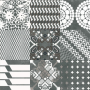 MUTINA AZULEJ COMBINATION NERO 20X20 RETT
