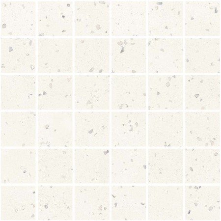 SANT'AGOSTINO CERAMICHE DECONCRETE MOSAICO DE-MICRO WHITE 30X30 Rectified