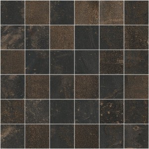 SANT'AGOSTINO CERAMICHE OXIDART MOSAICO BLACK NATURAL 30X30 RECTIFIED