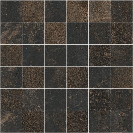 SANT'AGOSTINO CERAMICHE OXIDART MOSAICO BLACK NATURAL 30X30 RECTIFIED
