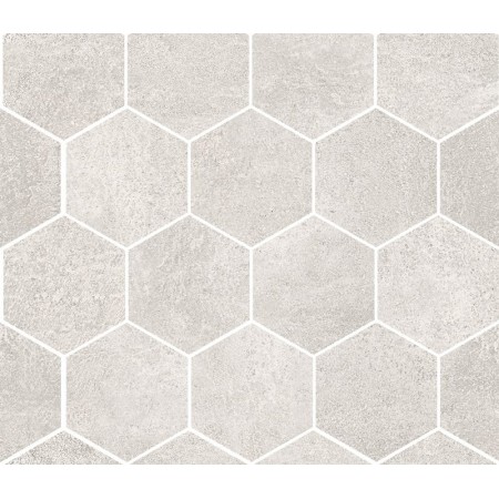 SANT'AGOSTINO CERAMICHE OXIDART HEXAGON SILVER NATURAL 26X30 Rectified