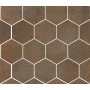 SANT'AGOSTINO CERAMICHE OXIDART HEXAGON COPPER NATURAL 26X30 RECTIFIED