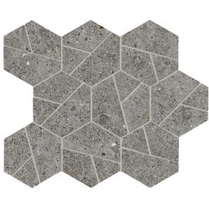 ATLAS CONCORDE BOOST STONE SMOKE MOSAICO HEX 25X28.5