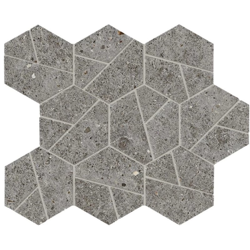 ATLAS CONCORDE BOOST STONE SMOKE MOSAICO HEX 25X28.5