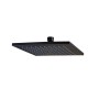 PAFFONI SOFFIONE SYNCRO 20X20 MATTE BLACK