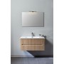 FISSORE.com COMPOSIZIONE MOBILE FRASSINO L. 90 CM P. 46 CM H. 45 CM CON SPECCHIO E FARETTO