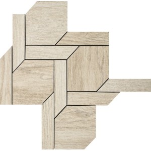 TUSCANIA CERAMICA FJORD MOSAICO NORGE VIT 36X32.5