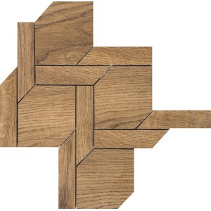 TUSCANIA CERAMICA FJORD MOSAICO NORGE BRUN 36X32.5