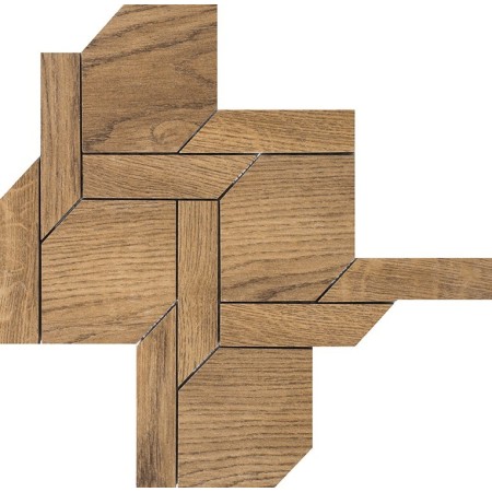 TUSCANIA CERAMICA FJORD MOSAICO NORGE BRUN 36X32.5