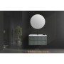 FISSORE.com COMPOSIZIONE MOBILE VERDE MATT L. 90 CM P. 46 CM H. 45 CM CON SPECCHIO E FARETTO