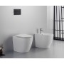 FISSORE.com FLY SET VASO + BIDET FILO MURO SENZA BRIDA COMPRESO SEDILE SOFT CLOSE