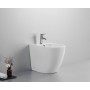 FISSORE.com FLY SET VASO + BIDET FILO MURO SENZA BRIDA COMPRESO SEDILE SOFT CLOSE