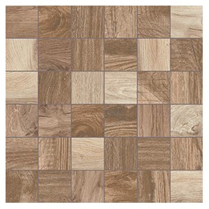 TUSCANIA CERAMICA NORTH WIND MOSAICO MIX BROWN/OAK 30X30