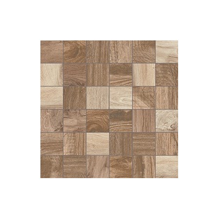 TUSCANIA CERAMICA NORTH WIND MOSAICO MIX BROWN/OAK 30X30