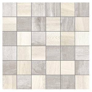 TUSCANIA CERAMICA NORTH WIND MOSAICO MIX IVORY/GREY 30X30