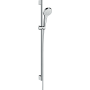 HANSGROHE CROMA SELECT S SET DOCCIA VARIO CON ASTA DOCCIA 90 CM BIANCO/CROMO