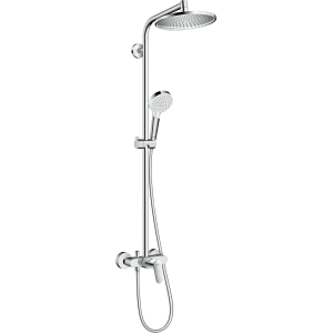 HANSGROHE CROMETTA S SHOWERPIPE 240 1JET CON MISCELATORE MONOCOMANDO CROMO