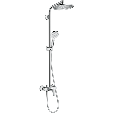 HANSGROHE CROMETTA S SHOWERPIPE 240 1JET CON MISCELATORE MONOCOMANDO CROMO