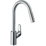 HANSGROHE FOCUS M41 SINGLE-LEVER KITCHEN MIXER 240, PULL-OUT SPRAY, 2JET