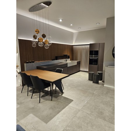 SCIC SCIC MEDITERRANEO IN FENIX CACAO SINK IN PIETRA PIASENTINA CERAMIC L 430cm