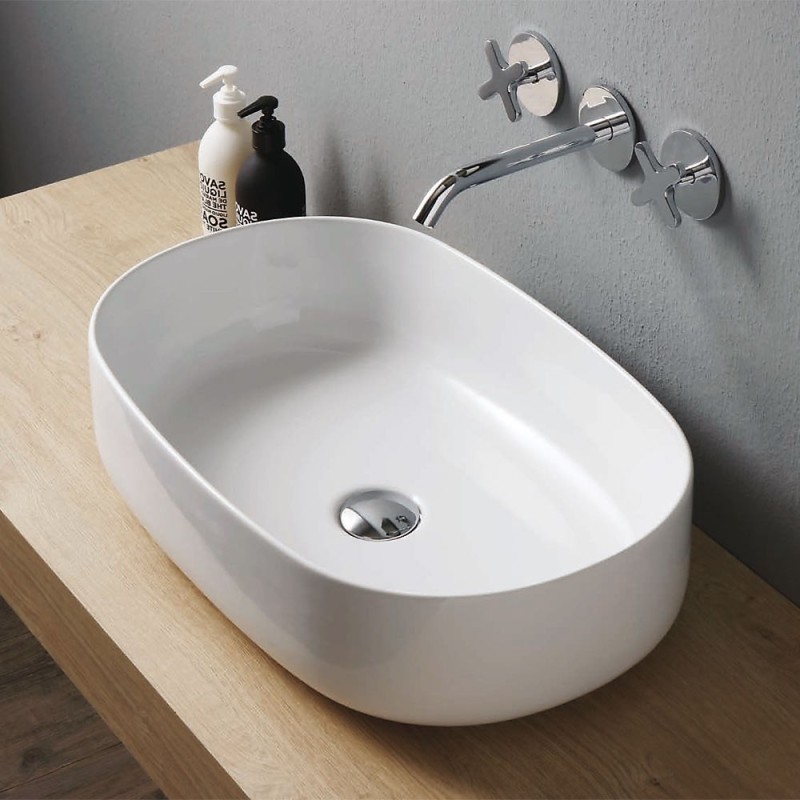 SAN MARCIANO CERAMICHE NICE 55 LAVABO DA APPOGGIO