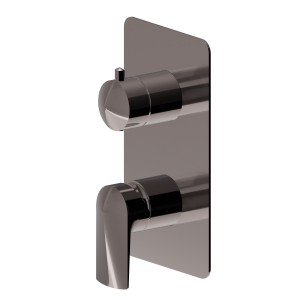 DELTA ZERO SINGLE-LEVER BUILT-IN MIXER WITH MECHANICAL DIVERTER WITH 2 OUTLETS NEWFORM DELTA ZERO SINGLE-LEVER BUILT-IN MIXER WITH MECHANICAL DIVERTER WITH 2 OUTLETS