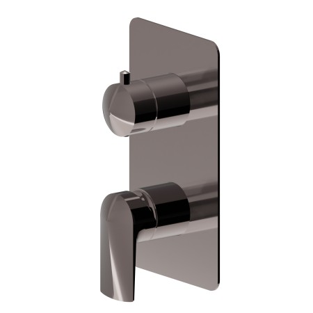 NEWFORM DELTA ZERO SINGLE-LEVER BUILT-IN MIXER WITH MECHANICAL DIVERTER WITH 2 OUTLETS