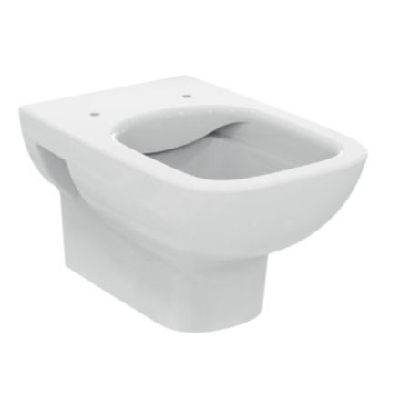 IDEAL STANDARD ILIFE A WALL-HUNG TOILET RIMLESS FIXING WITH ADJUSTABLE CENTER DISTANCE 180-230 WHITE