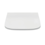 IDEAL STANDARD ILIFE A SLIM SLOW-CLOSING SEAT FOR WALL-HUNG AND BACK-TO-WALL TOILET WHITE