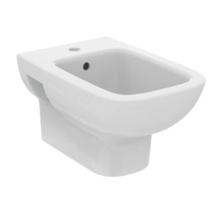 IDEAL STANDARD ILIFE A WALL-HUNG BIDET VARIABLE CENTER DISTANCE 180-230 WHITE