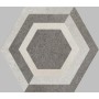 RAGNO CERAMICHE REWIND DECORO GEOMETRICO VANILLA 21x18.2