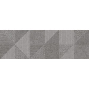 RAGNO CERAMICHE RICHMOND DECORO GEO SILVER TOUCH 33X100 Rectified