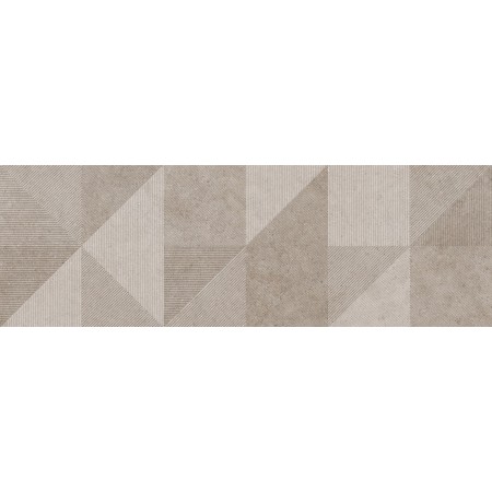 RAGNO CERAMICHE RICHMOND DECORO GEO TAUPE TOUCH 33X100 Rectified