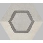 RAGNO CERAMICHE REWIND DECORO GEOMETRICO VANILLA 21x18.2