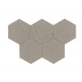RAGNO CERAMICHE STRATFORD GREY STRUTTURA CROCHET 3D ESAGONA 21X18.2