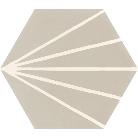 RAGNO CERAMICHE STRATFORD BEIGE DECORO TRATTO ESAGONA 21X18,2