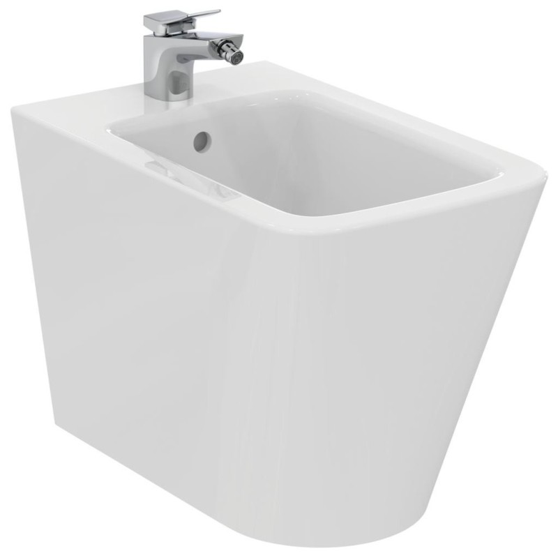 IDEAL STANDARD BLEND CUBE BIDET FILO PARETE BIANCO OPACO