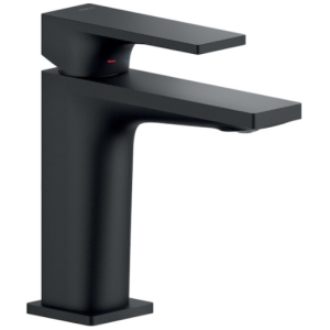 NOBILI SEVEN BLACK MATT BASIN MIXER WITHOUT WASTE