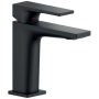 NOBILI SEVEN BLACK MATT BASIN MIXER WITHOUT WASTE