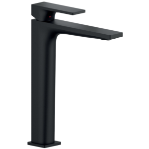 NOBILI SEVEN HIGH BASIN MIXER WITH CLICK-CLACK WASTE MATTE BLACK
